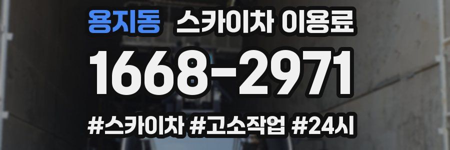 용지동 스카이차 이용료