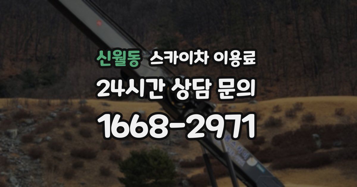 신월동 스카이차 이용료
