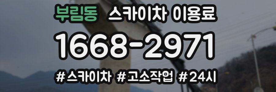 부림동 스카이차 이용료