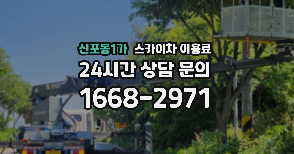 신포동1가 스카이차 이용료