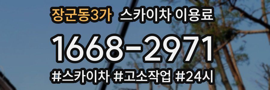 장군동3가 스카이차 이용료