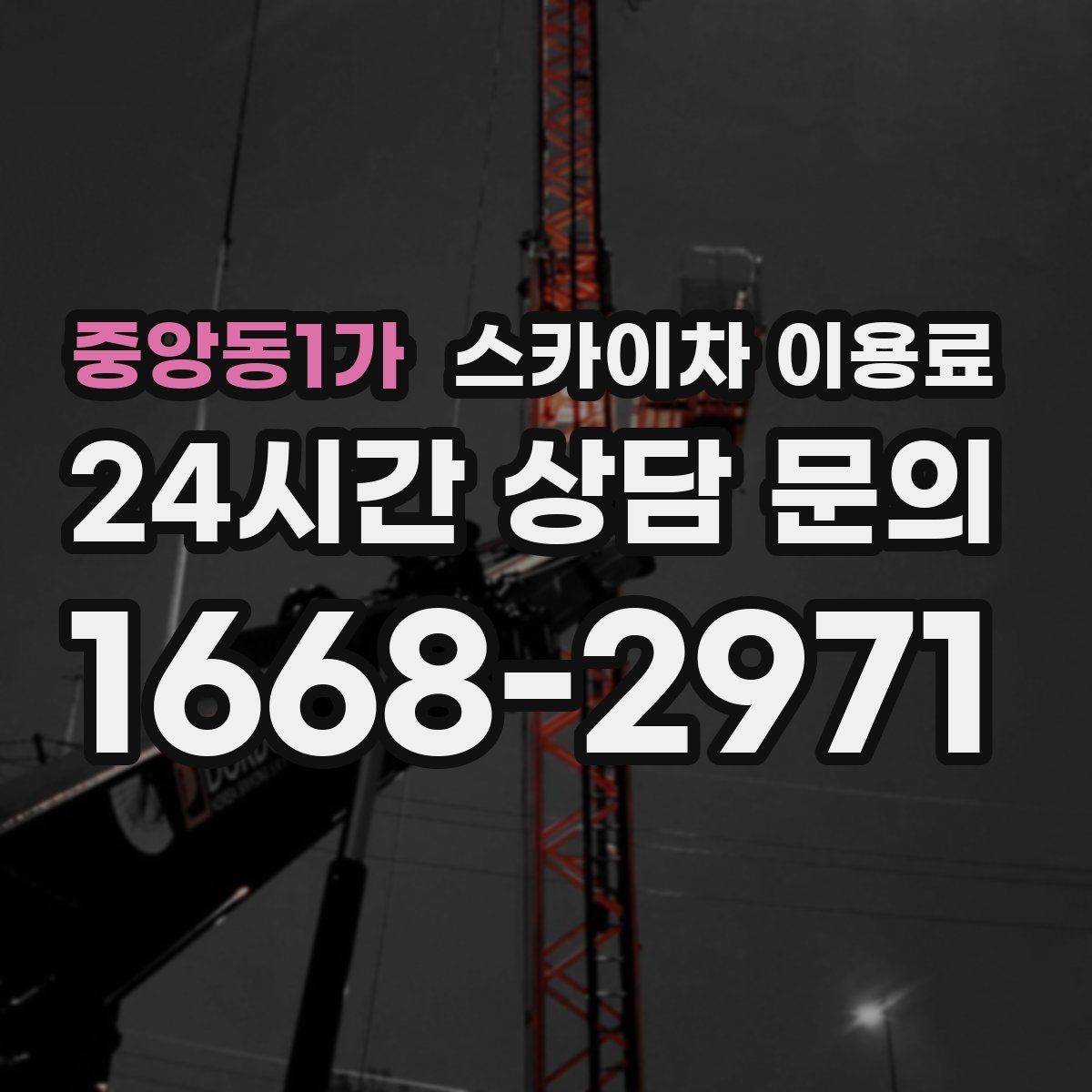 중앙동1가 스카이차 이용료