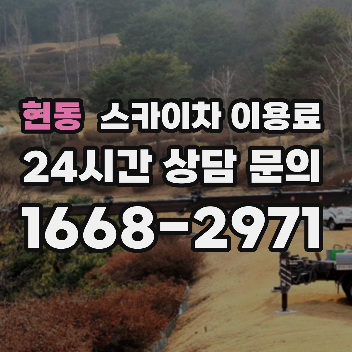 현동 스카이차 이용료