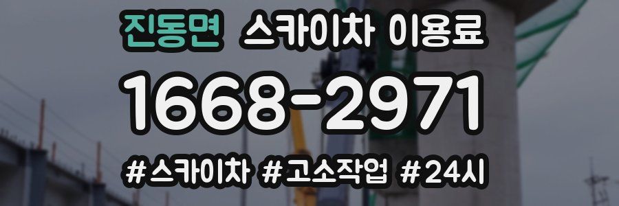 진동면 스카이차 이용료