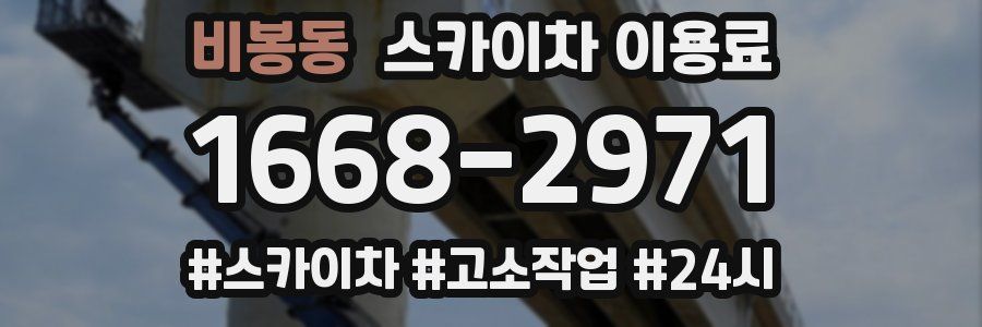 비봉동 스카이차 이용료
