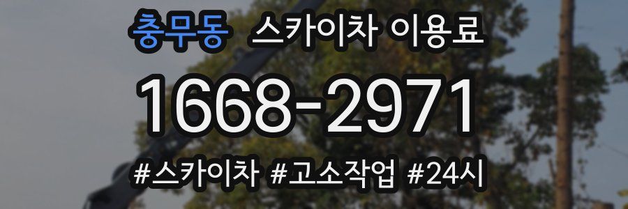 충무동 스카이차 이용료