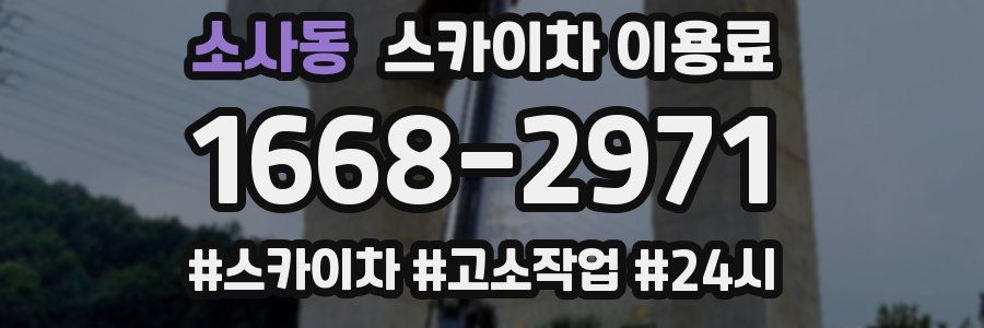 소사동 스카이차 이용료
