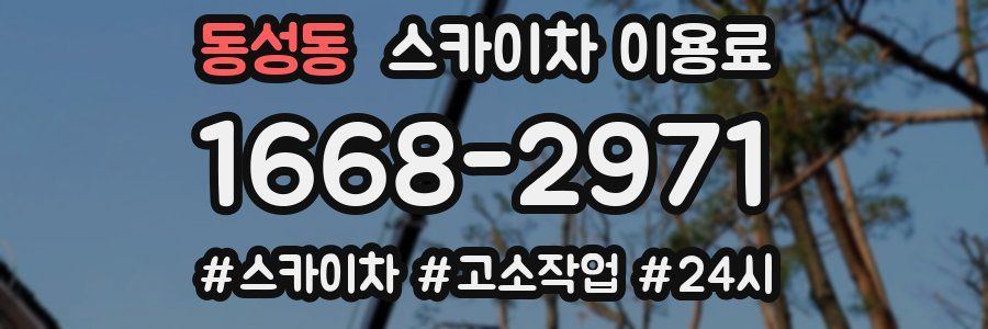 동성동 스카이차 이용료