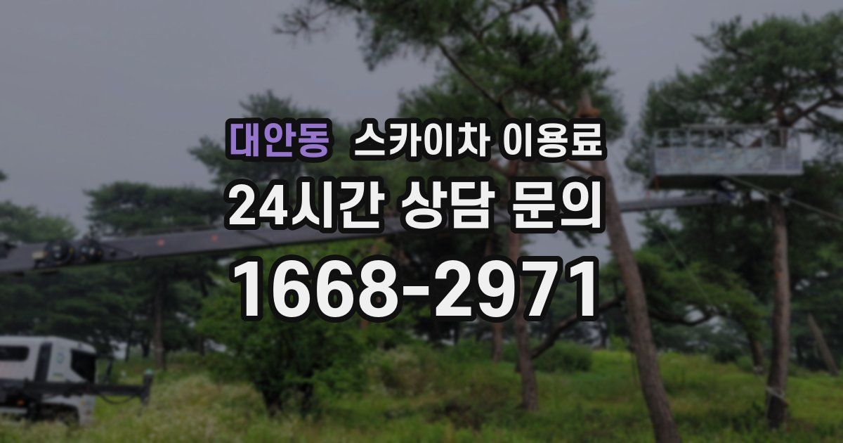 대안동 스카이차 이용료