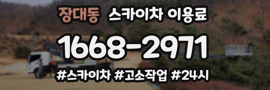 장대동 스카이차 이용료