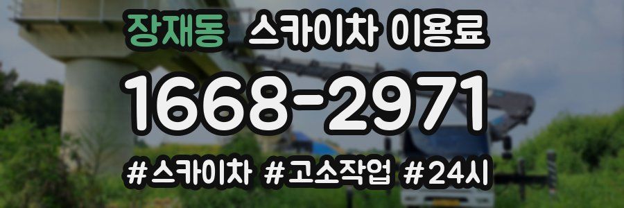 장재동 스카이차 이용료