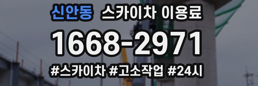신안동 스카이차 이용료