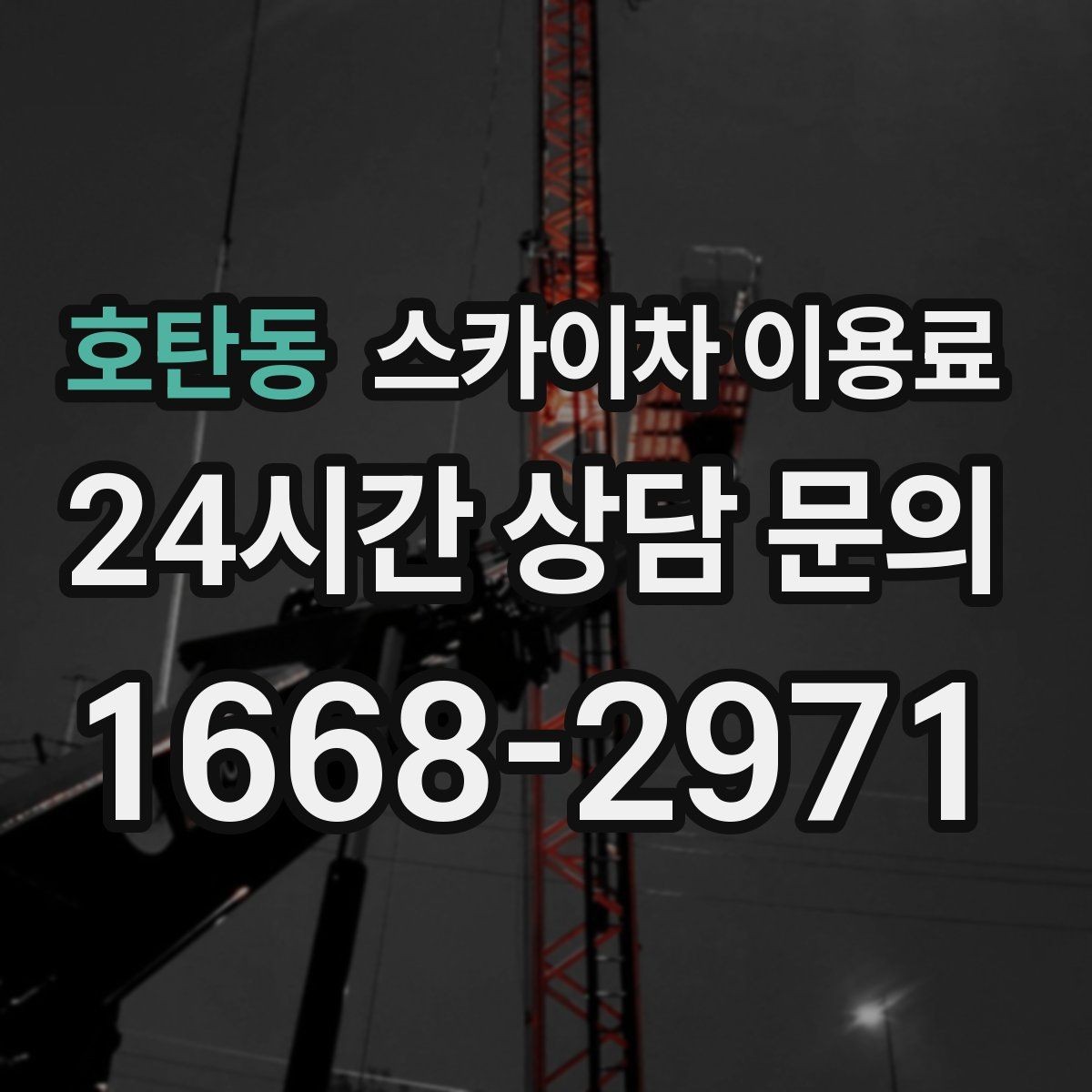 호탄동 스카이차 이용료 비교 시 서비스 차이 확인하기