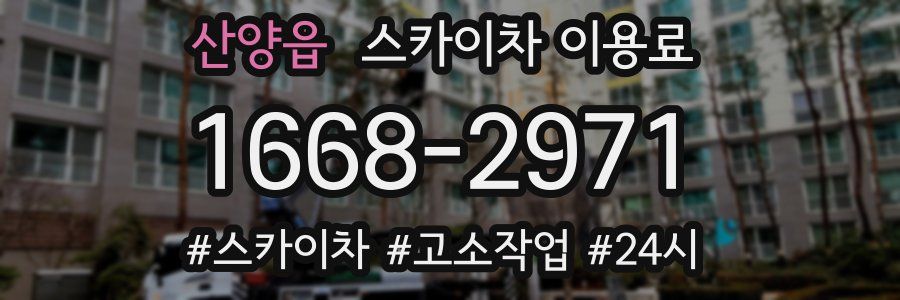 산양읍 스카이차 이용료