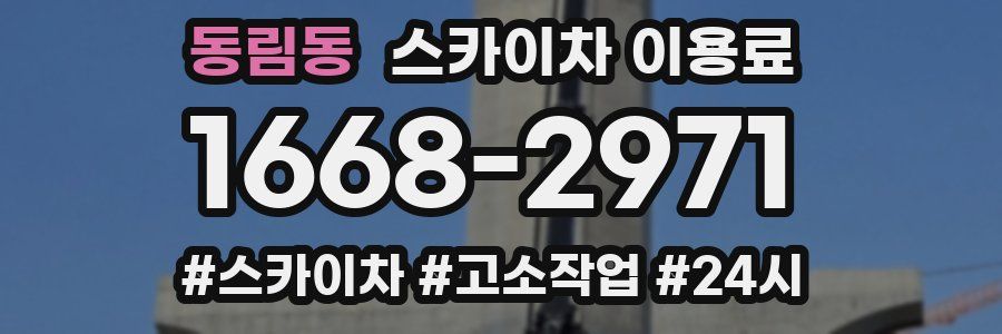 동림동 스카이차 이용료