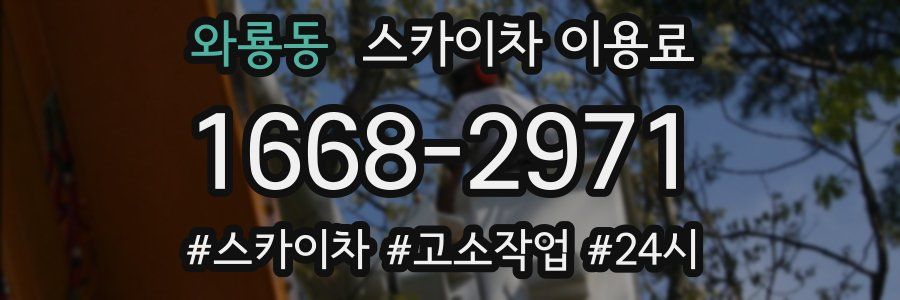 와룡동 스카이차 이용료