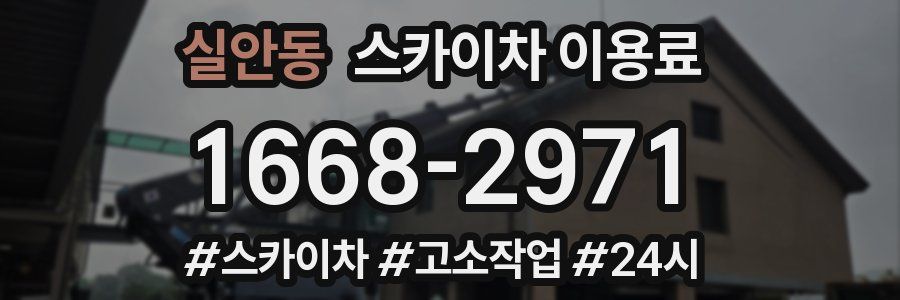실안동 스카이차 이용료