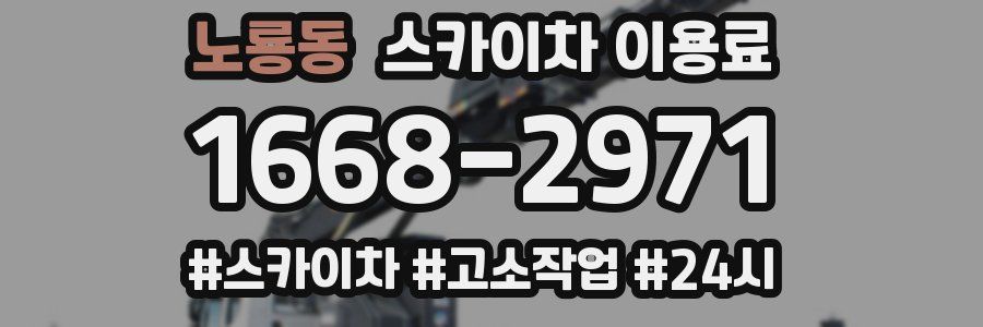 노룡동 스카이차 이용료