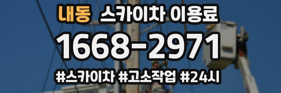 내동 스카이차 이용료