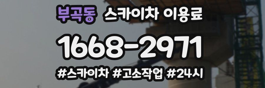 부곡동 스카이차 이용료