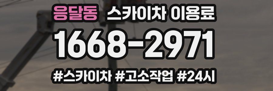 응달동 스카이차 이용료