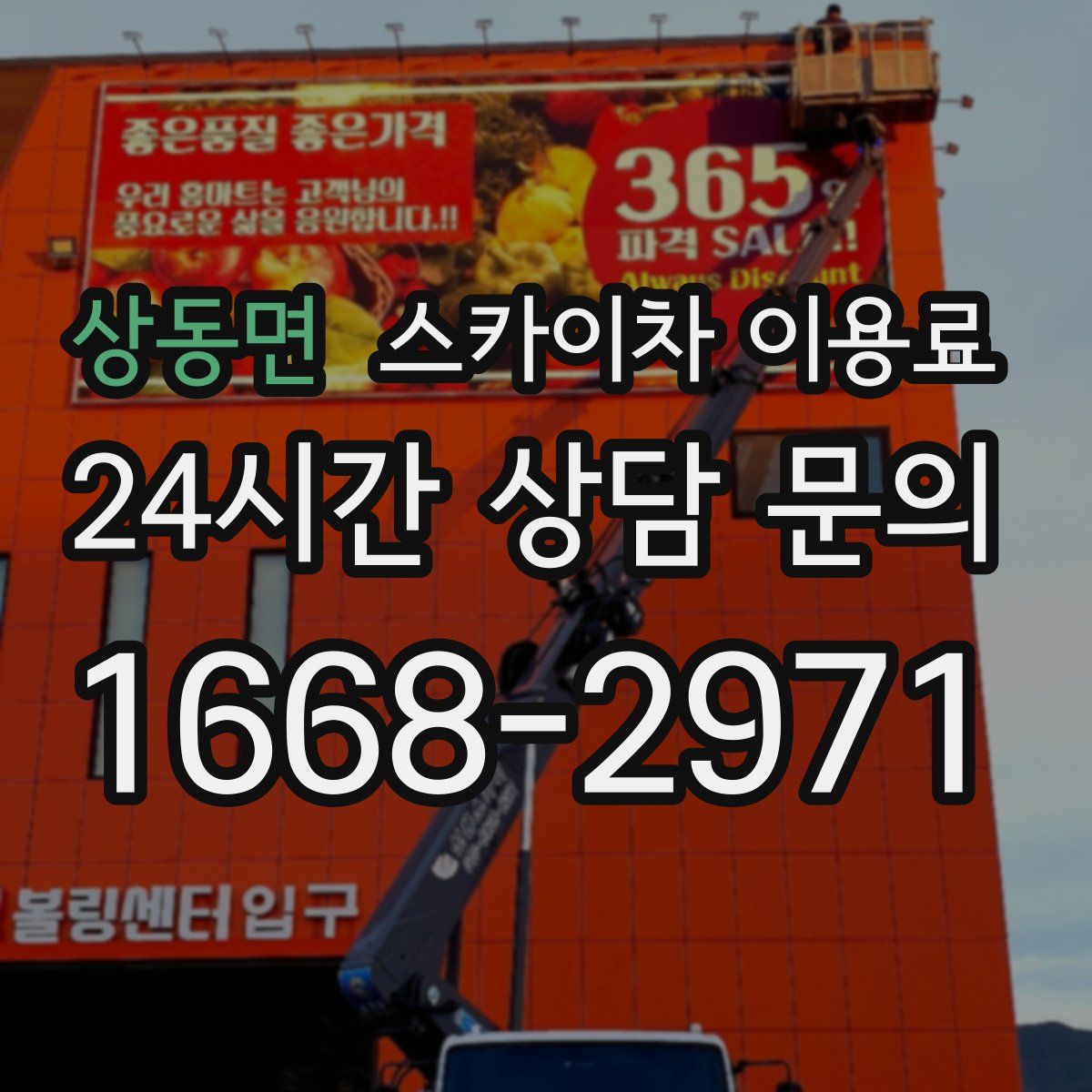 상동면 스카이차 이용료