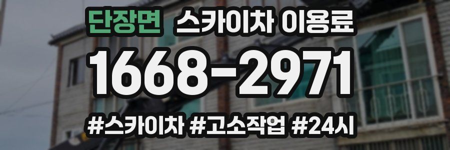 단장면 스카이차 이용료