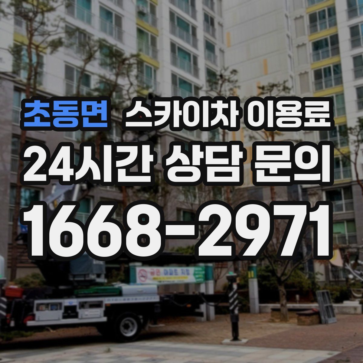 초동면 스카이차 이용료