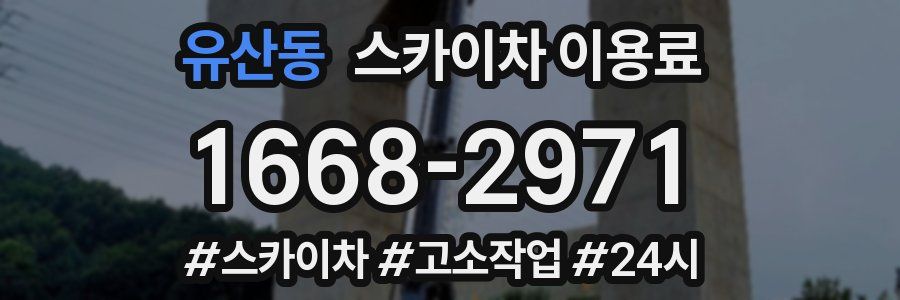 유산동 스카이차 이용료