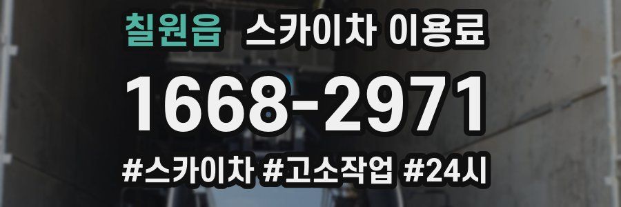 칠원읍 스카이차 이용료