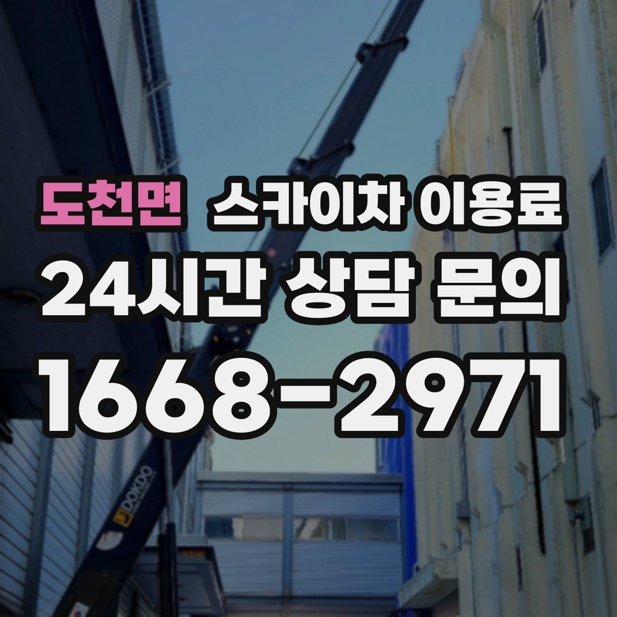 도천면 스카이차 이용료