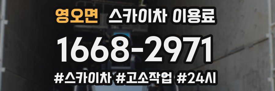 영오면 스카이차 이용료