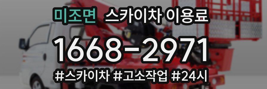 미조면 스카이차 이용료