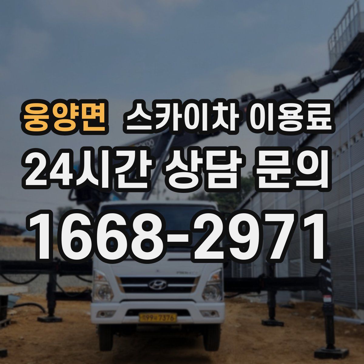웅양면 스카이차 이용료