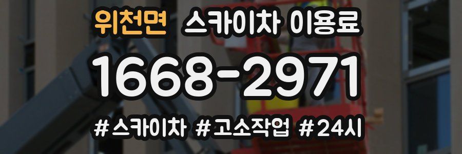 위천면 스카이차 이용료