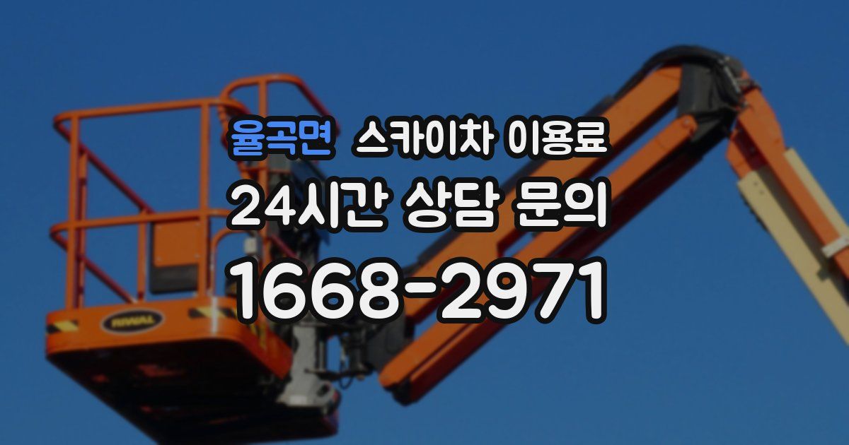 율곡면 스카이차 이용료