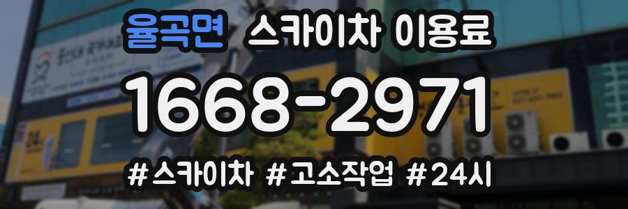 율곡면 스카이차 이용료