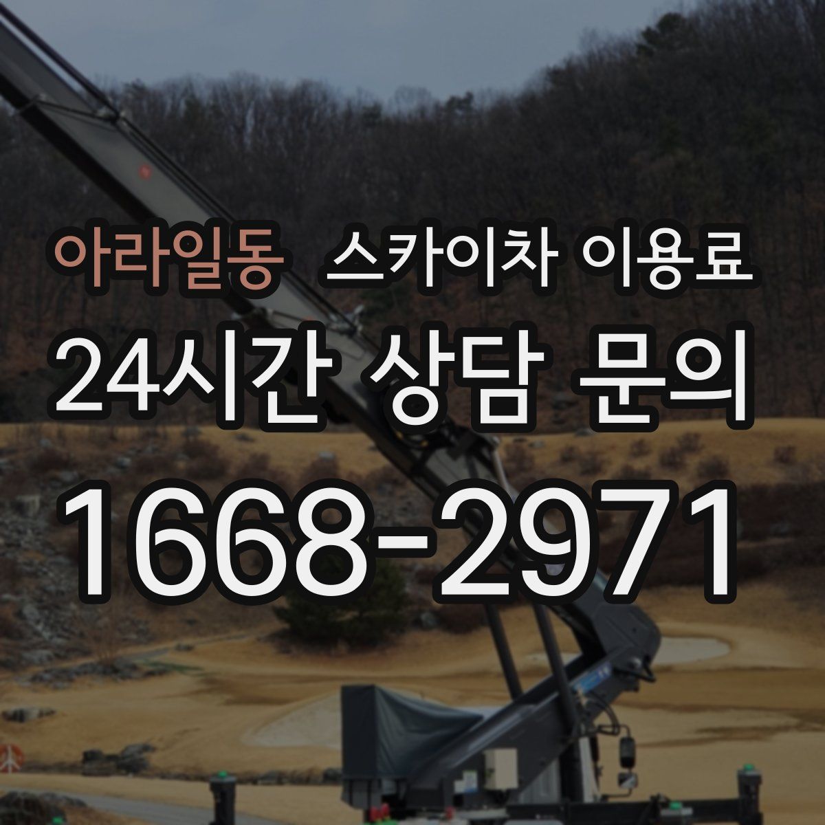 아라일동 스카이차 이용료