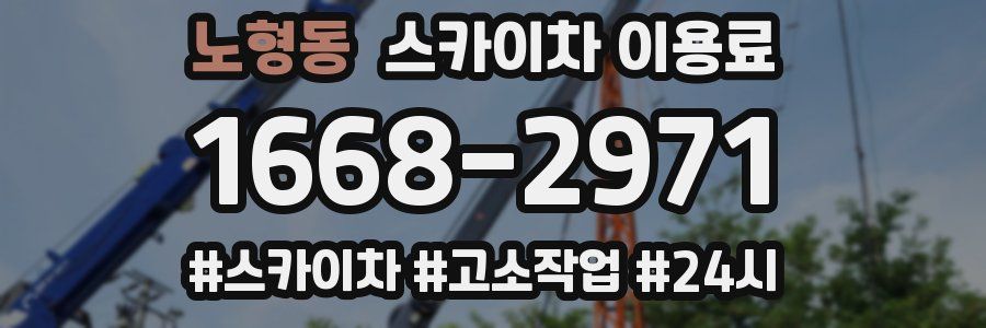 노형동 스카이차 이용료