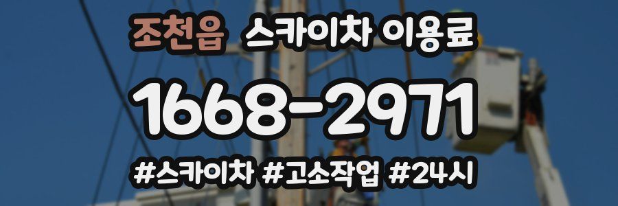 조천읍 스카이차 이용료