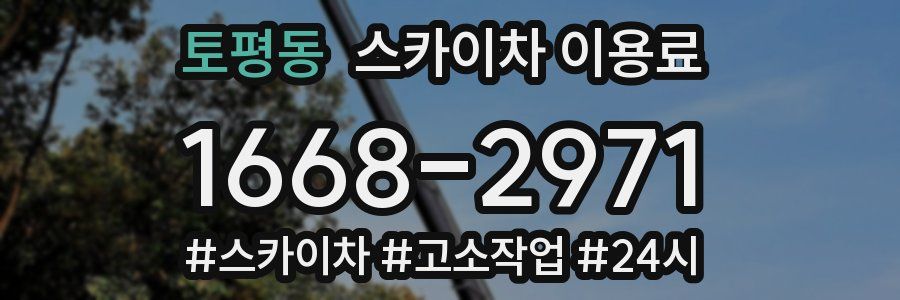 토평동 스카이차 이용료