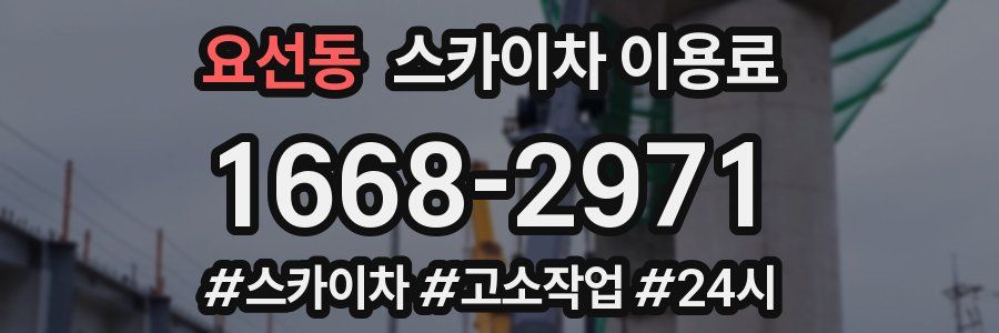 요선동 스카이차 이용료