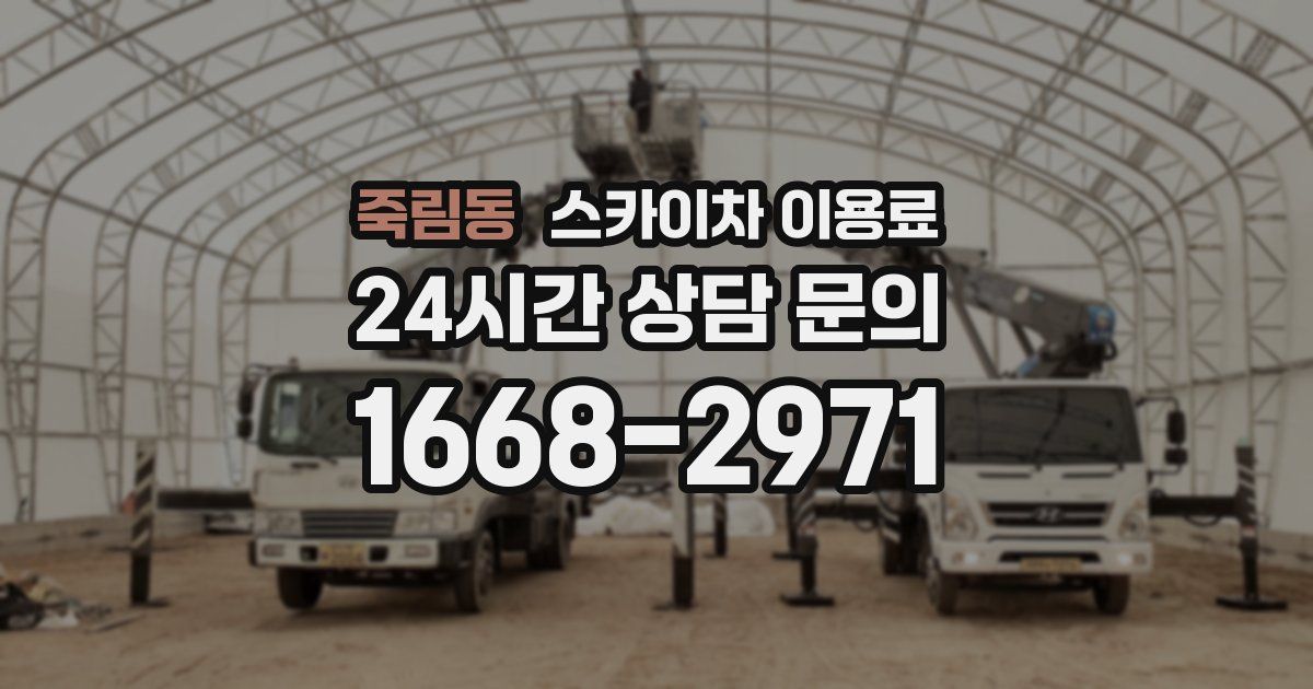죽림동 스카이차 이용료