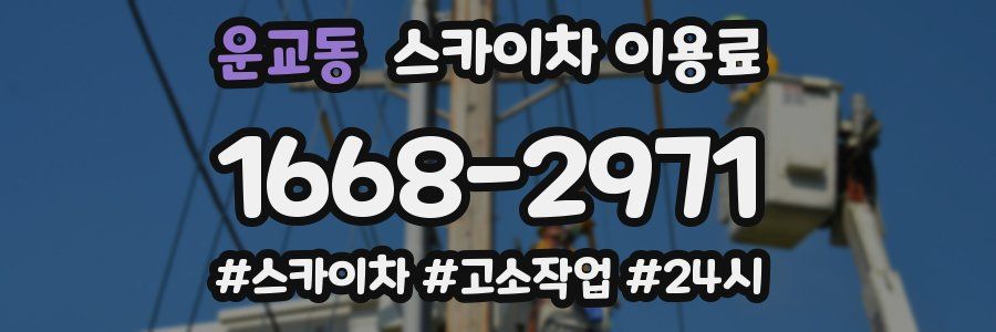 운교동 스카이차 이용료