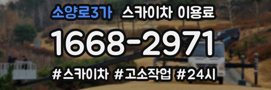 소양로3가 스카이차 이용료