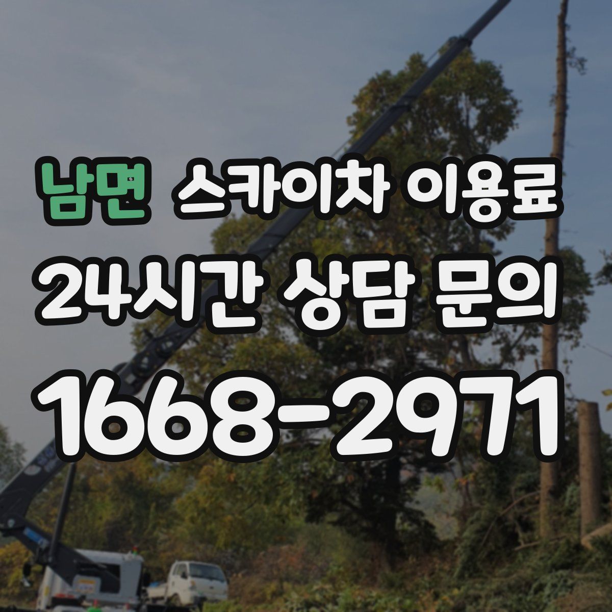 남면 스카이차 이용료