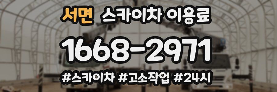 서면 스카이차 이용료