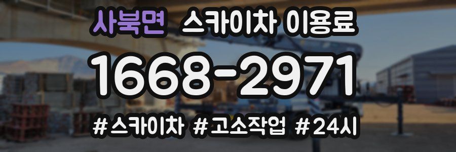 사북면 스카이차 이용료