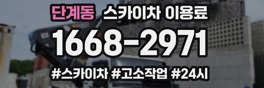단계동 스카이차 이용료