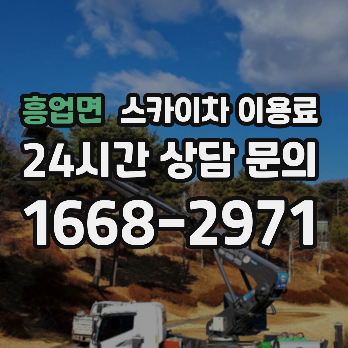흥업면 스카이차 이용료
